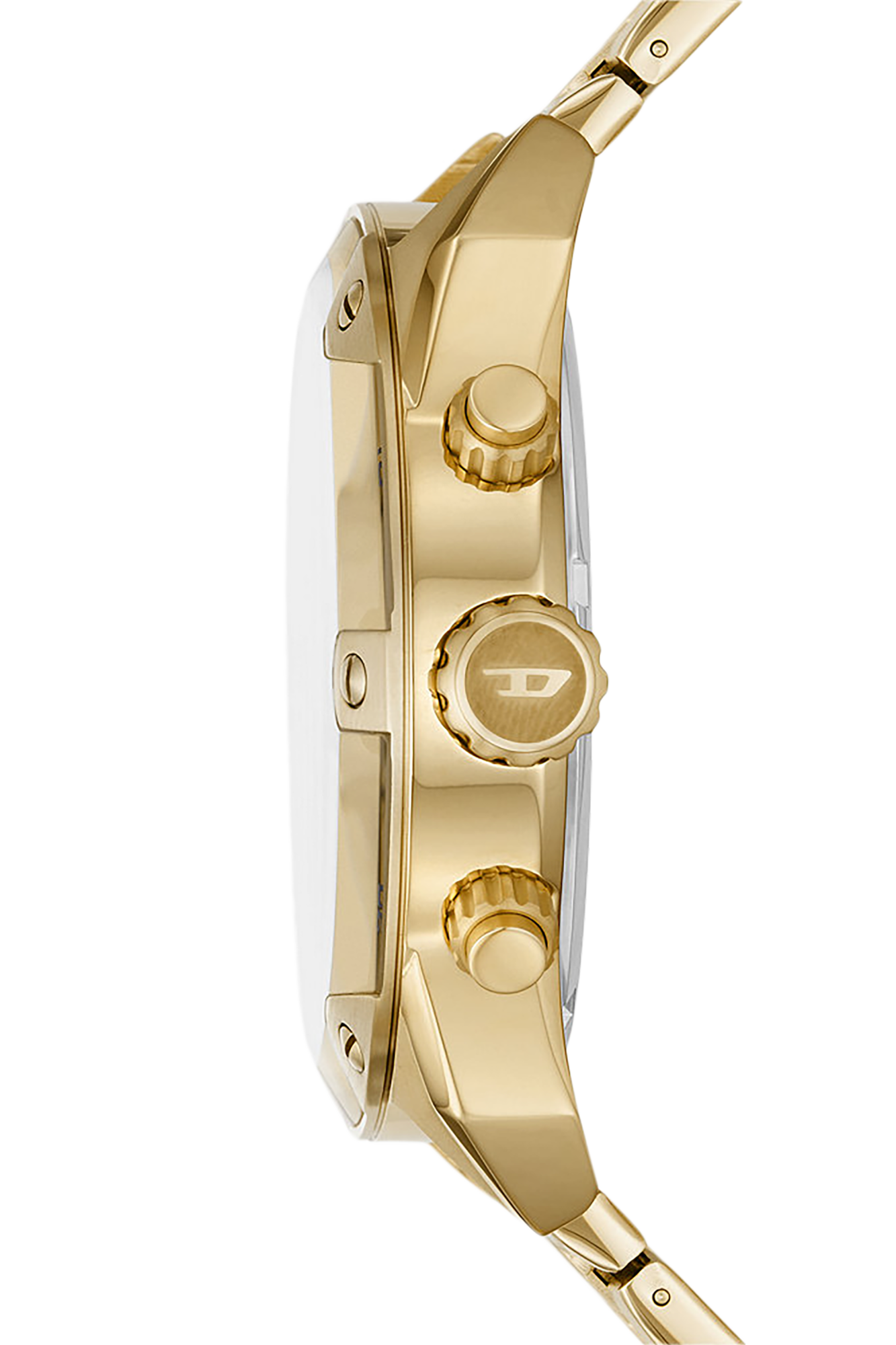 Gold Steel watch 'Spiked' Diesel - Vitkac AS